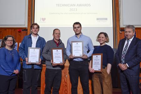 the shortlisted nominees and winner of the award for contributions to the university's community, culture and environment