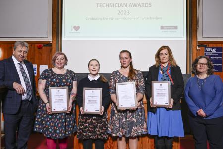 the shortlisted nominees and winner of the award for contributions to the university's community, culture and environment