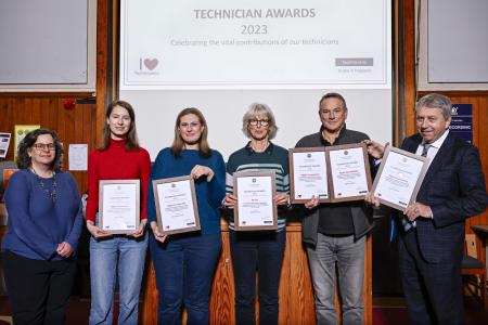 the shortlisted nominees and winner of the award for contributions to research and innovation